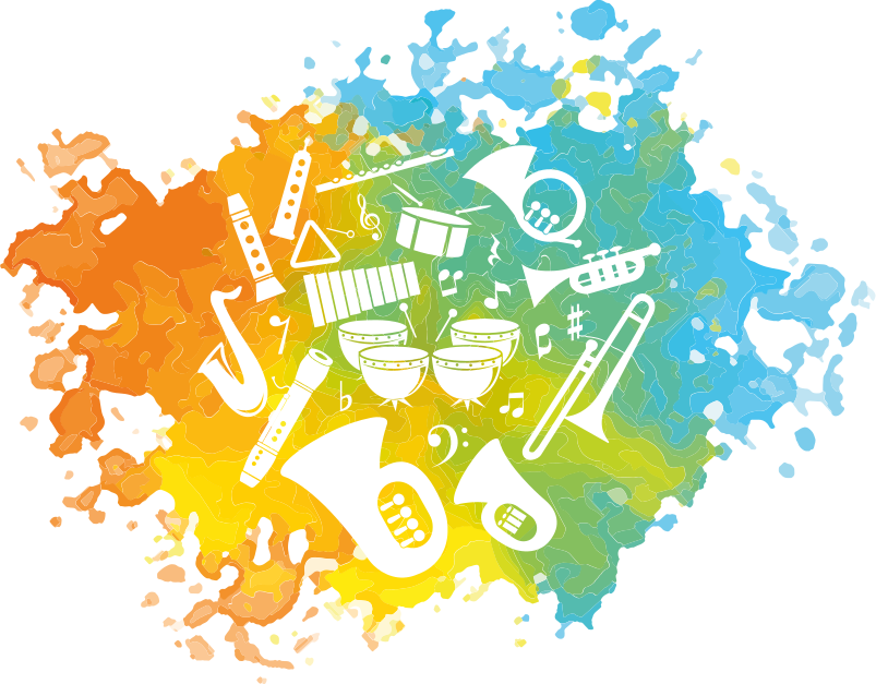 Poster glazba siluete glazbenih instrumenata - TenStickers