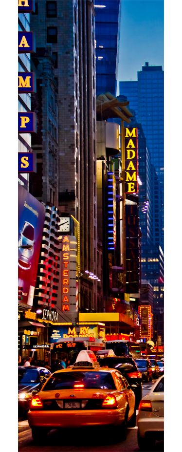 Poster zemljama vinil dekoracija hladnjaka times square - TenStickers