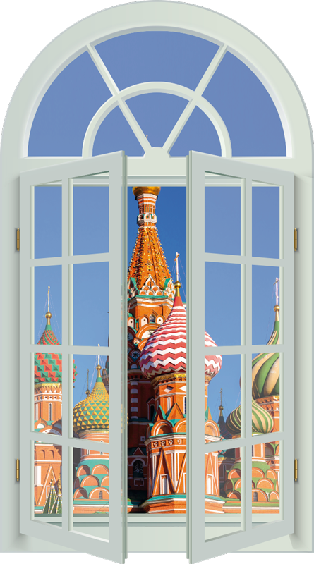 Poster zemljama kremlin 3d - TenStickers
