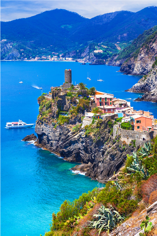 Poster zemljama realistični talijanski cinque terre - TenStickers