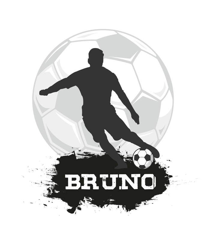 Poster fudbal prilagodljiva nogometna lopta - TenStickers