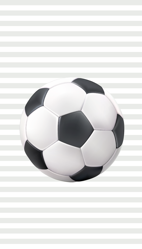 Poster fudbal bijela i crna lopta - TenStickers