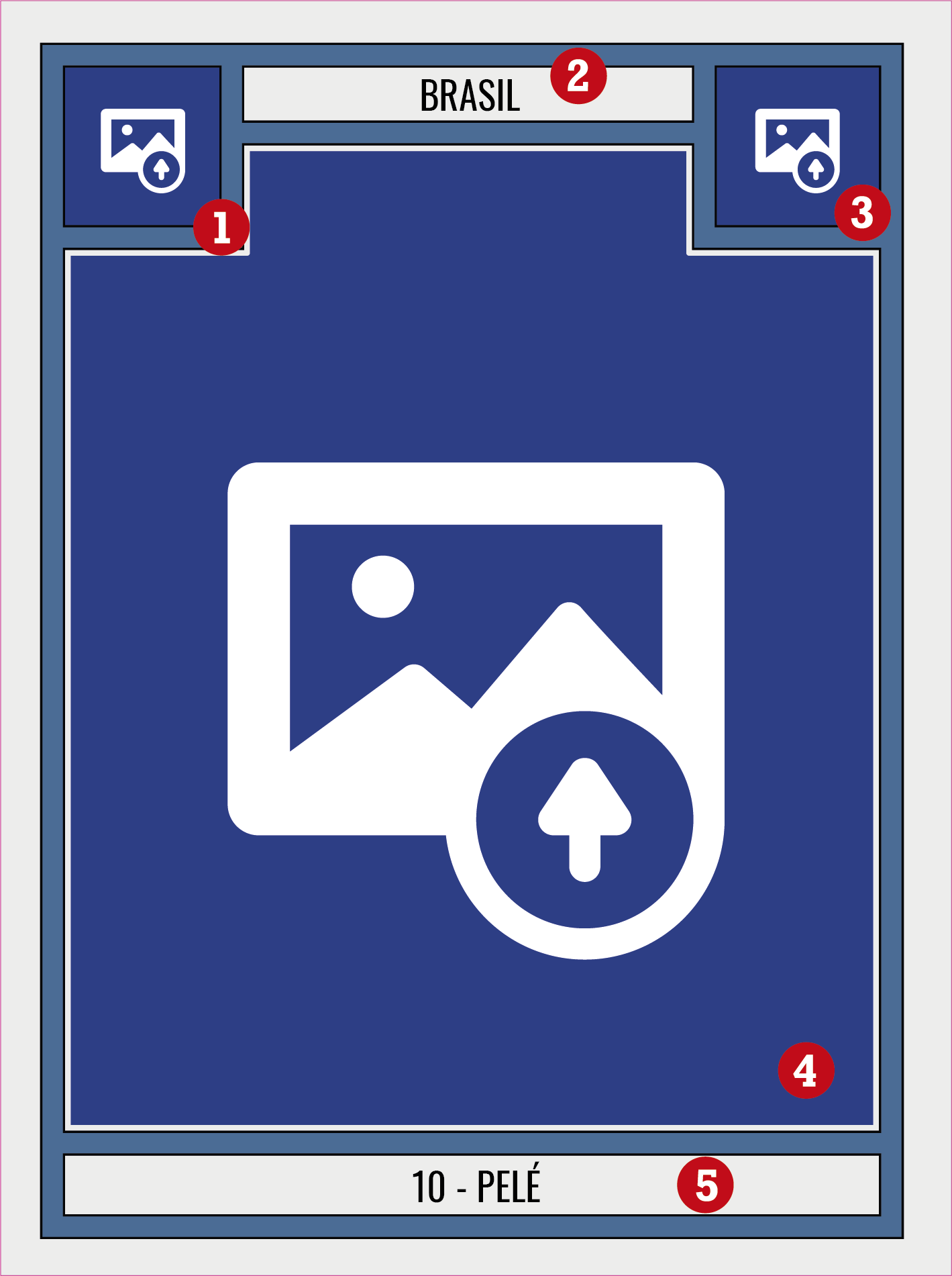 Poster fudbal personalizirani vinilni okvir - TenStickers
