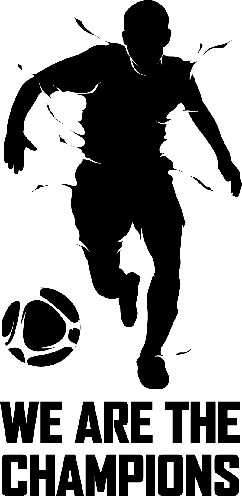 Poster fudbal smo prvaci svijeta - TenStickers