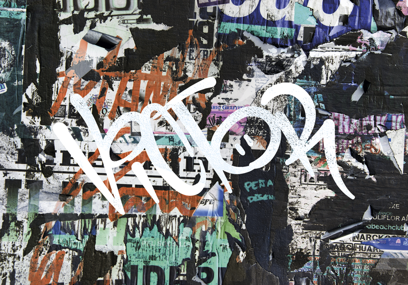 Grafit plakat s imenom - TenStickers