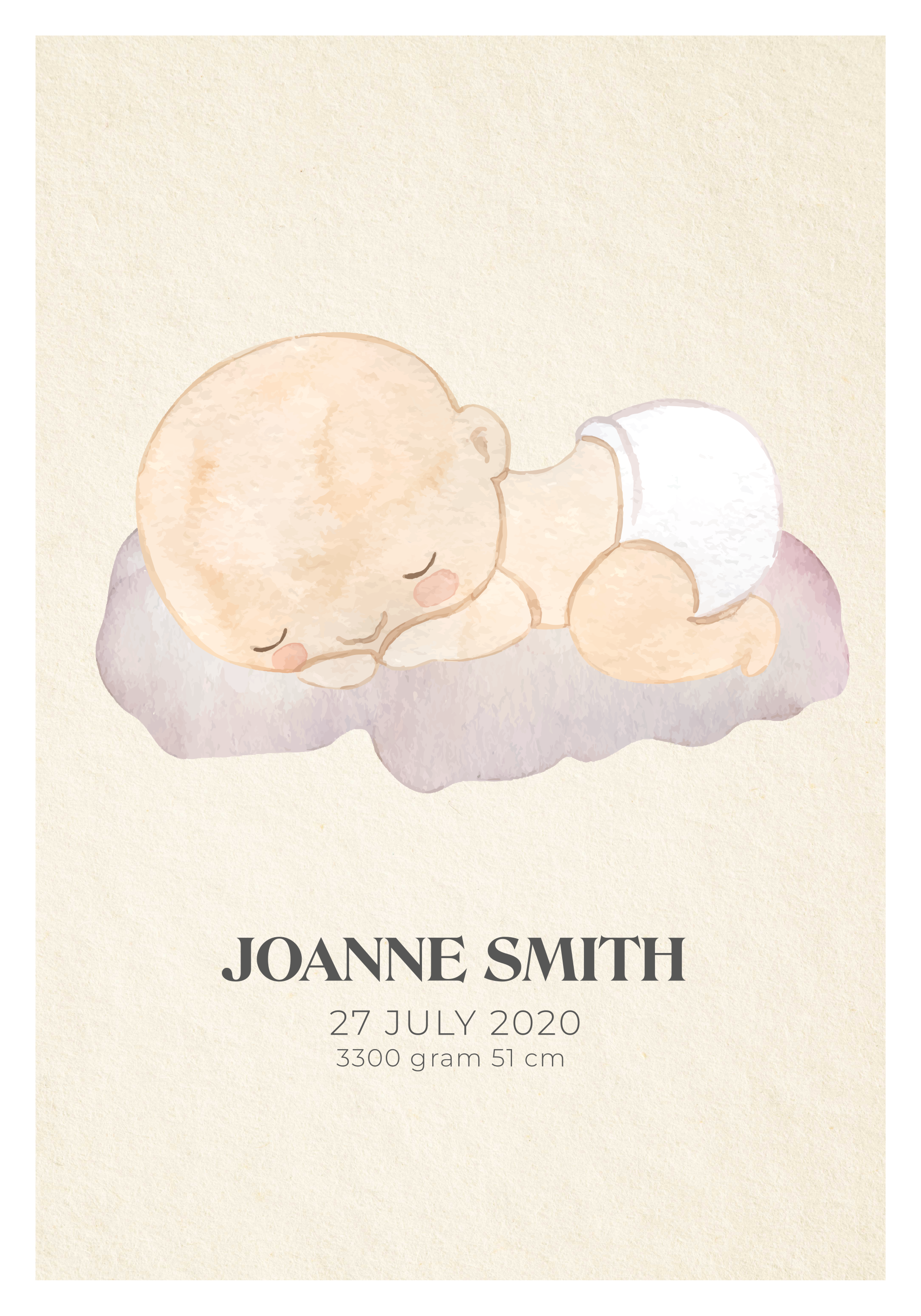 Plakati za dječju sobu baby born ljubav - TenStickers