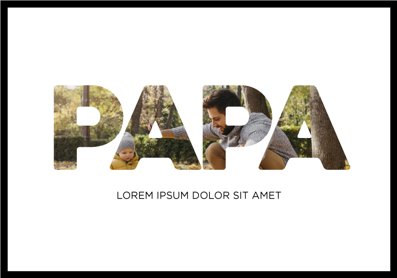 Poster dnevna soba papa moj heroj - TenStickers