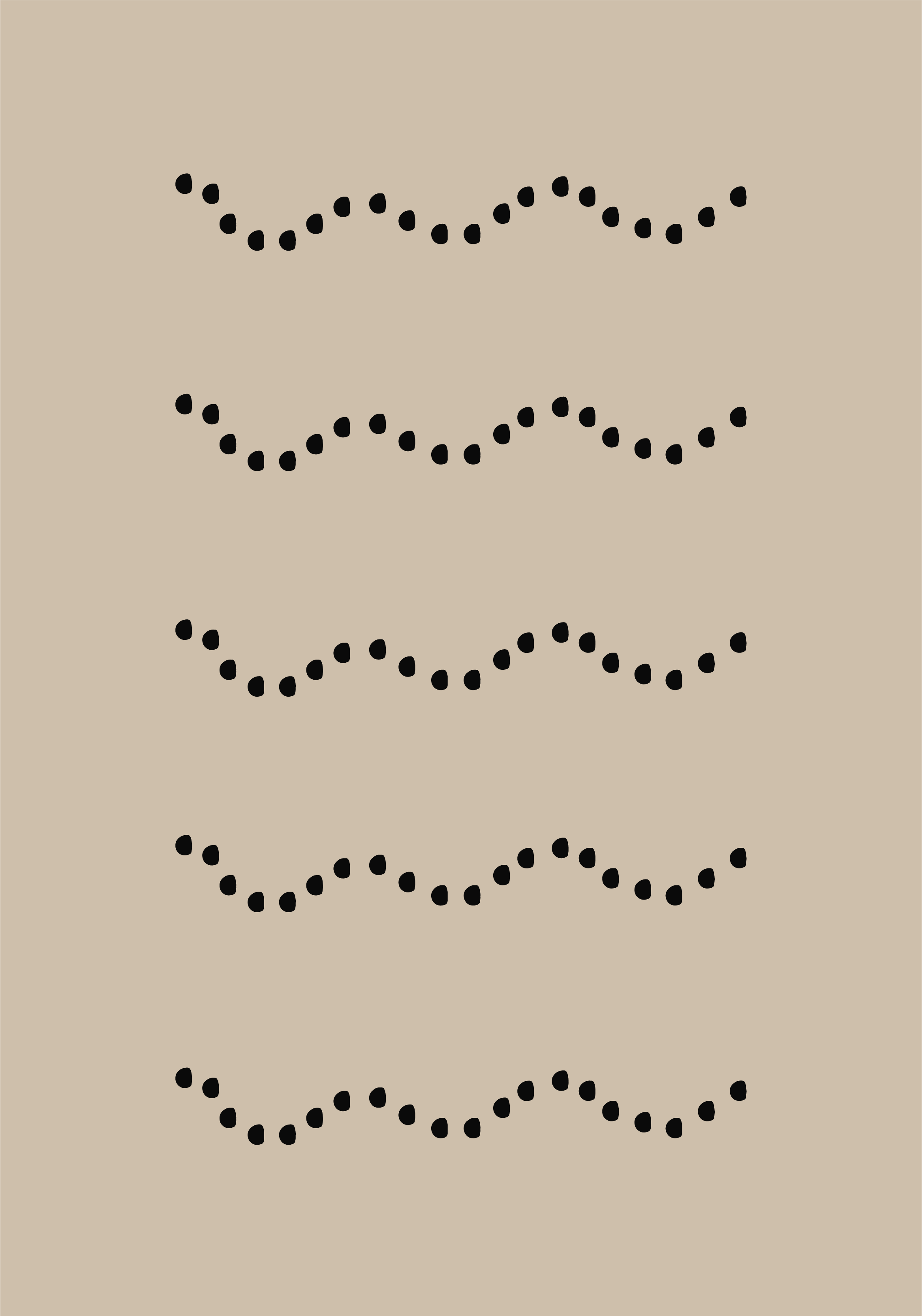 Skandinavski plakat kamenje na tlu - TenStickers