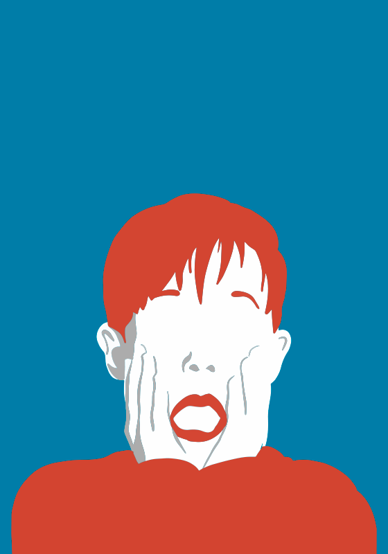 Sav plakat uplašeno dijete - TenStickers