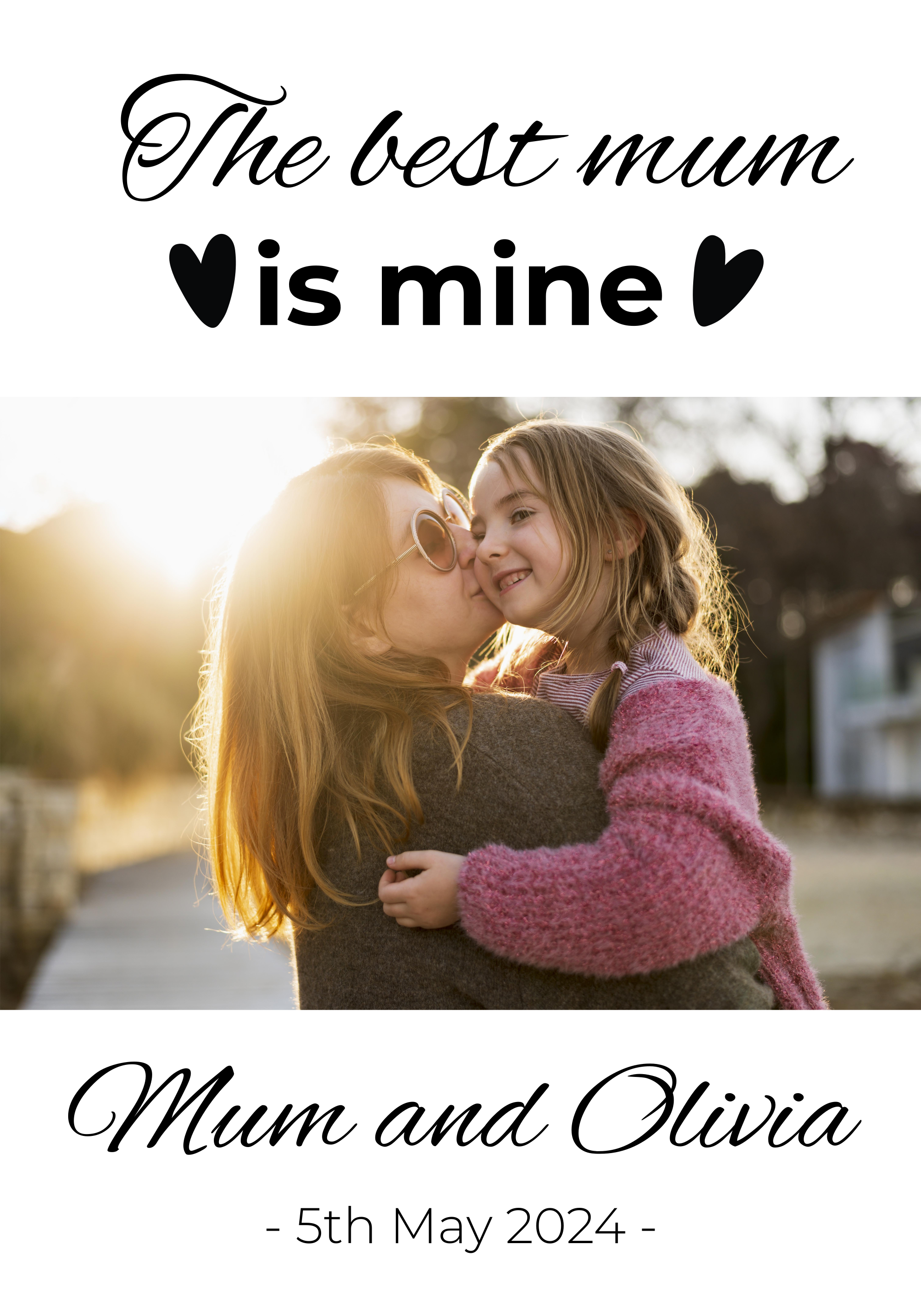 Poster dnevna soba najbolja mama - TenStickers