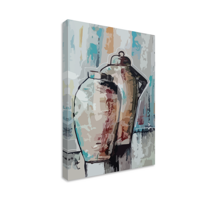 Slika na platnu ukraš vintage glineni vaze - TenStickers