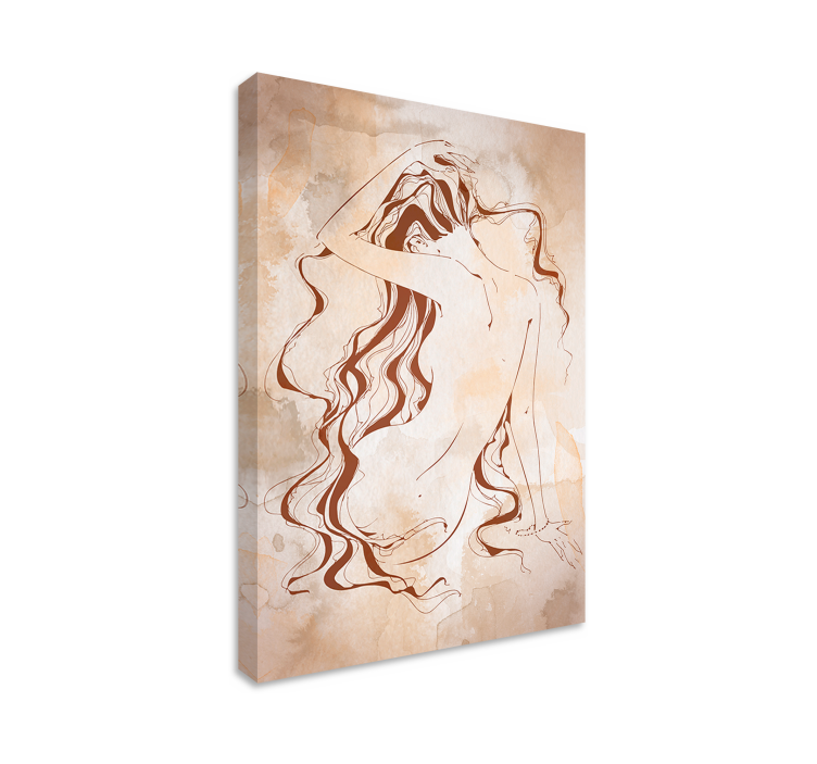 Moderan toaletni papir kupaonica platna umjetnost - TenStickers