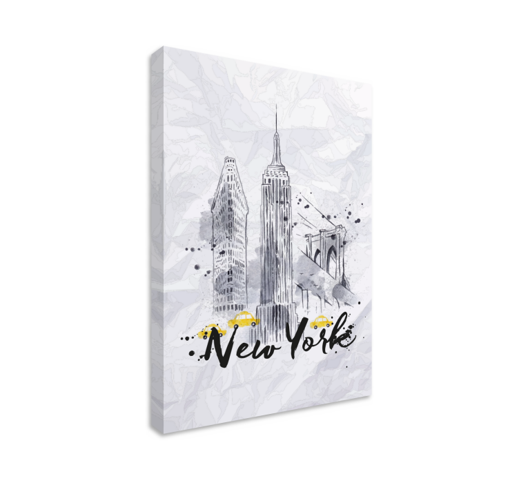 Skyline slike new york platna za hodnik - TenStickers