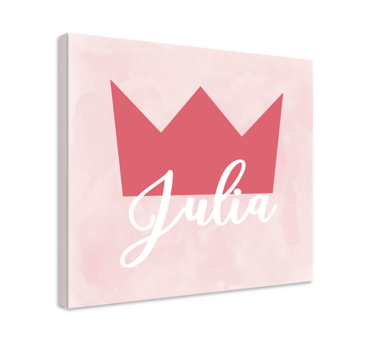 Slika na platnu karta svijeta s personalizacijom julia - TenStickers