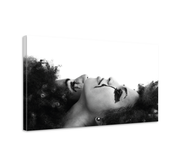 Slika na platnu ljudi i likovi dvostruko lice introspekcije - TenStickers