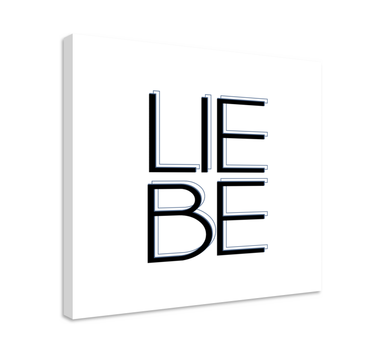 Slika na platnu citati tipografski izraz - TenStickers