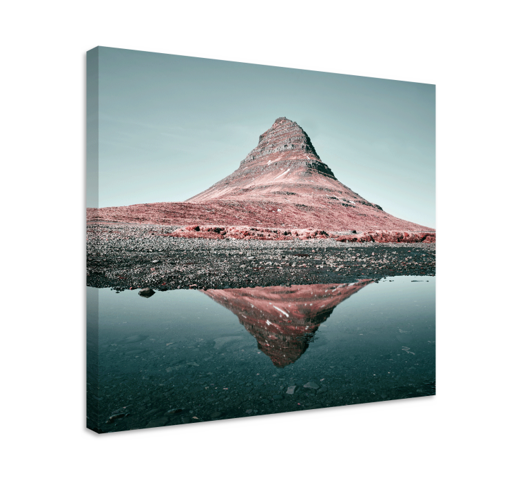 Slika na platnu krajolici odsjek kirkjufell planine - TenStickers