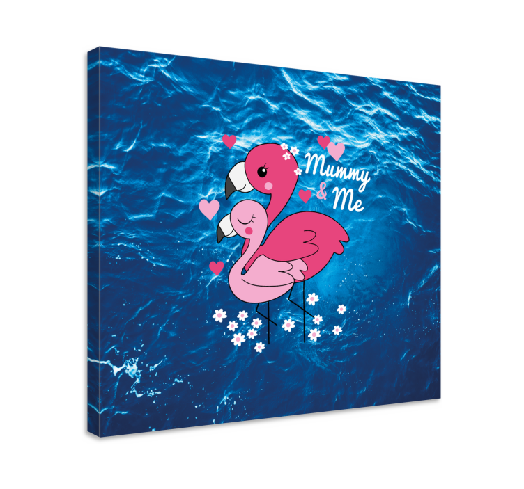 Slika na platnu životinje ljubavni ptice - TenStickers