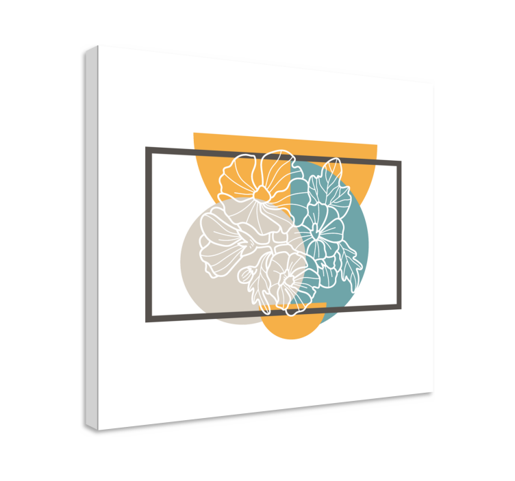 Slika na platnu cvijeće i biljke botanička ilustracija - TenStickers