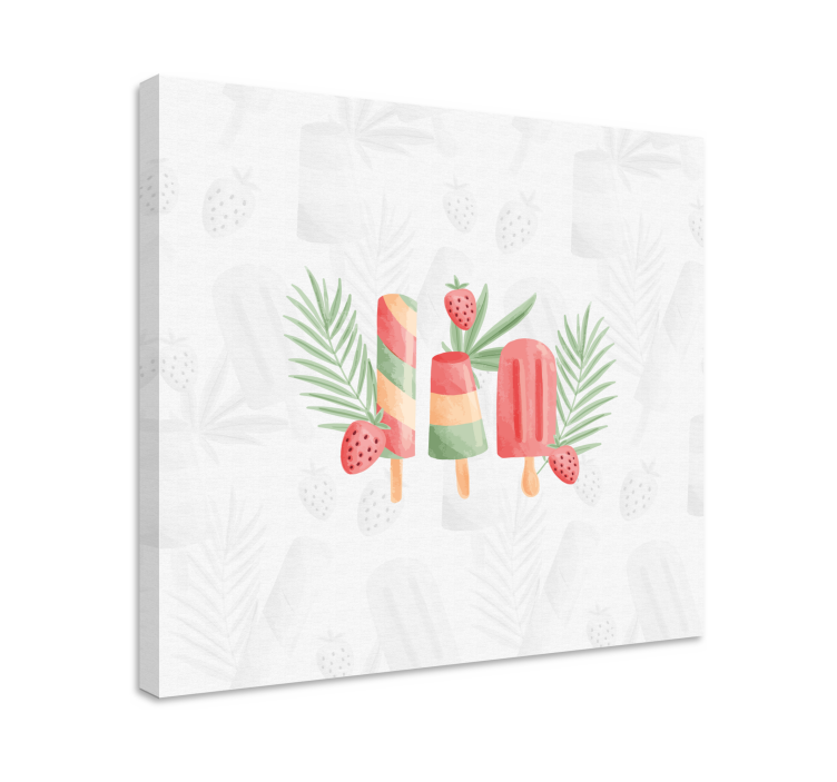 Slika na platnu voće smrznuti voćni zalogaji - TenStickers