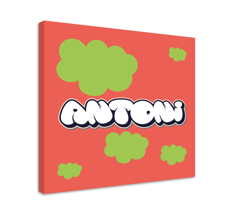 Slika na platnu abc i slova u razigranom stilu - TenStickers