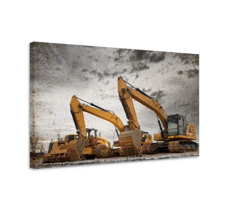 Slika na platnu sport heavy machinery duo - TenStickers