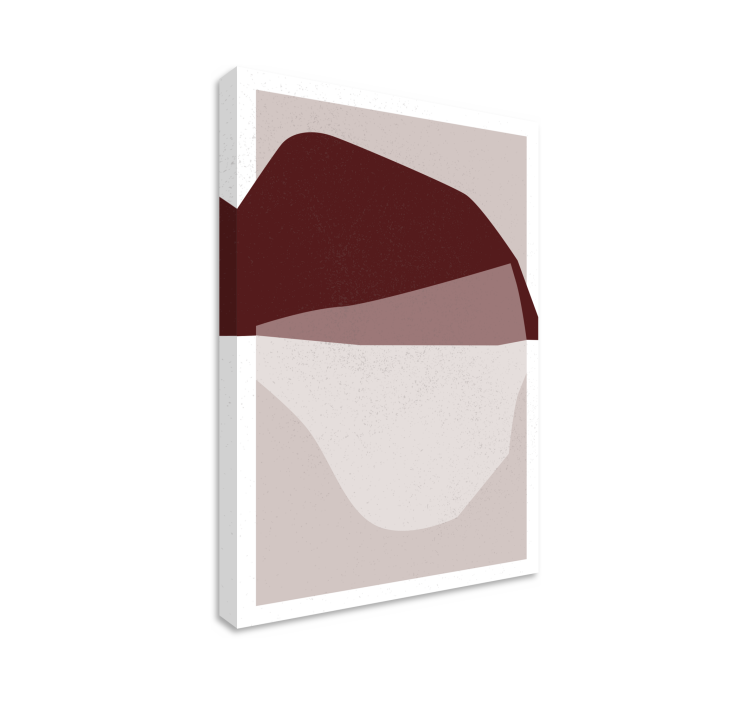 Slika na platnu moderna fuzija apstraktnih oblika - TenStickers