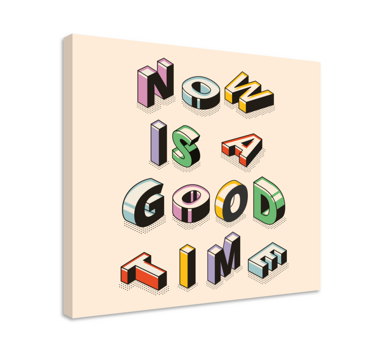 Slika na platnu citati motivacijska umjetnost teksta - TenStickers