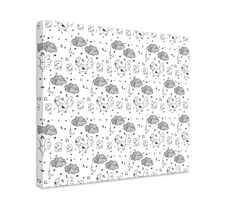 Slika na platnu životinje Šarmantni perjani prijatelji - TenStickers