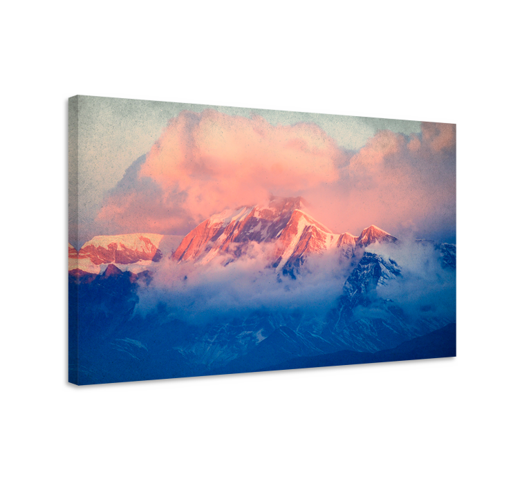 Nepal landscape aesthetic landscape canvas - TenStickers