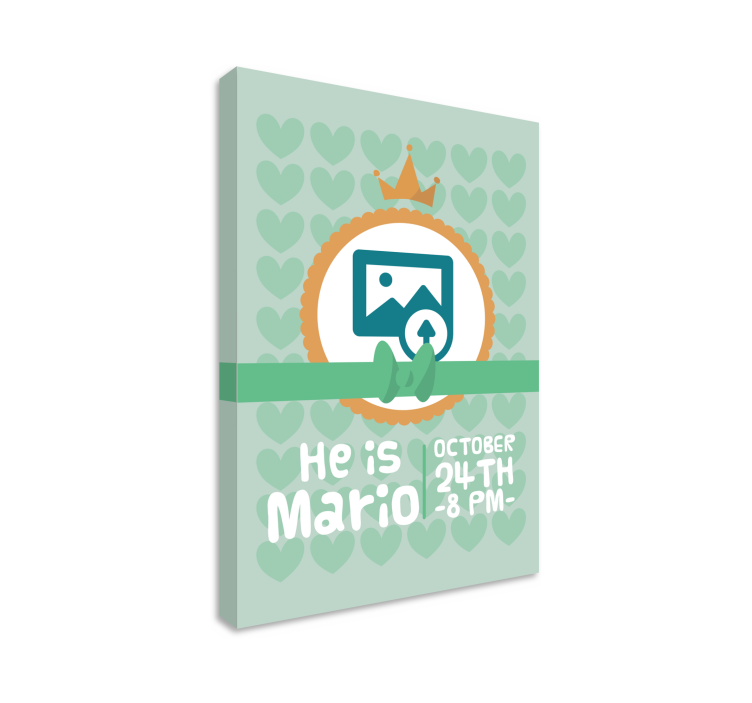 Slika na platnu vrtić on je mario - TenStickers