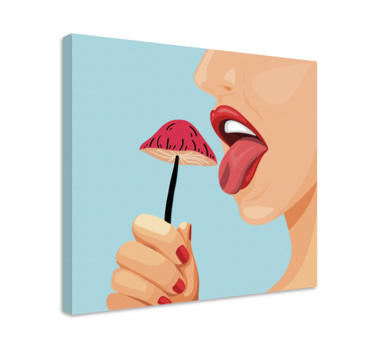 Slika na platnu voće slatka jagodasta napast - TenStickers