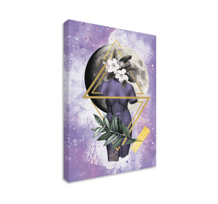 Digitalni kolaž platno zidna umjetnost - TenStickers