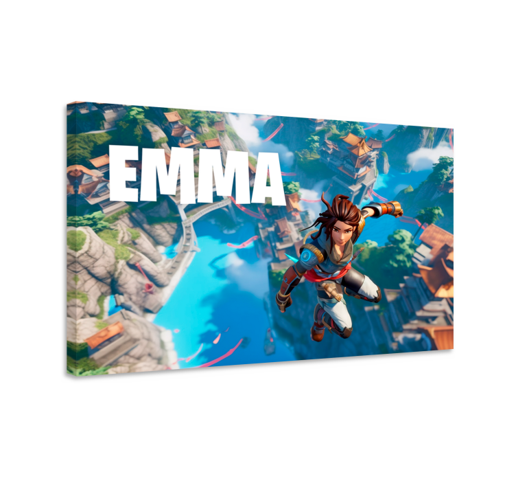 Personalizirane slike na platnu skočiti u prazninu - TenStickers