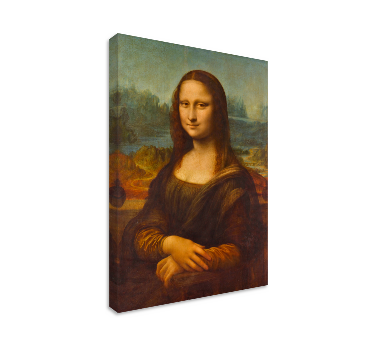 Slika na platnu umjetnost mona Lisa Da VincijaMona Lisa Da Vincij - TenStickers