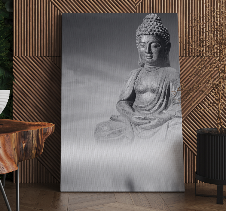 Buddha zen umjetnički otisak na platnu - TenStickers