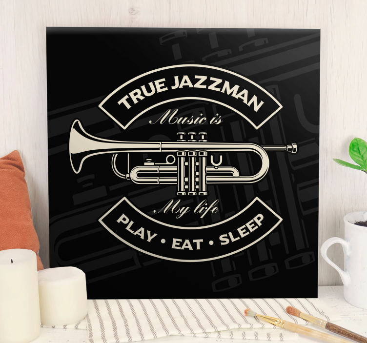 Pravo jazzmansko glazbeno platno - TenStickers