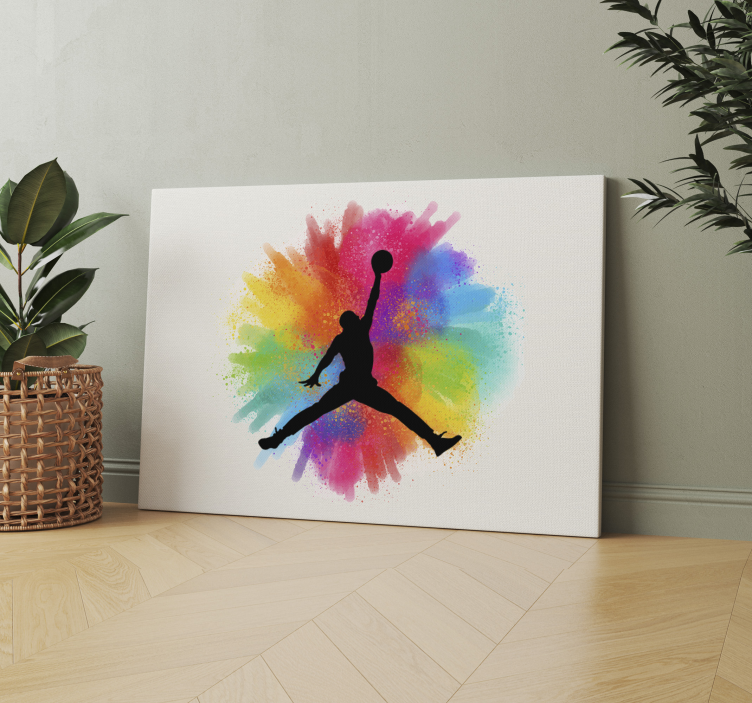 Michael jordan cool košarkaško tinejdžersko platno - TenStickers