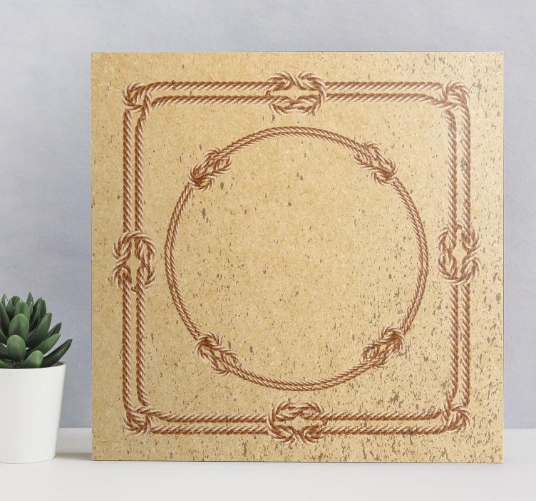 Mornarski čvorovi nautički otisci platna - TenStickers