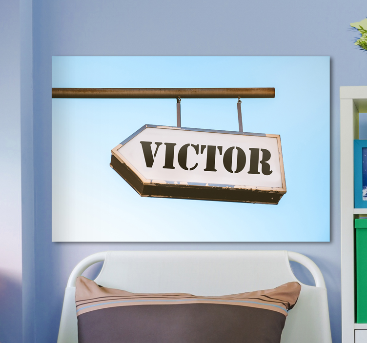 Platno s personaliziranim imenom - TenStickers