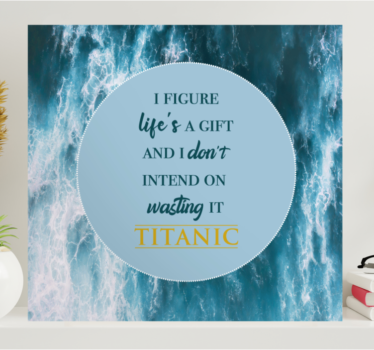 Slika na platnu citati inspirativan životni citat - TenStickers