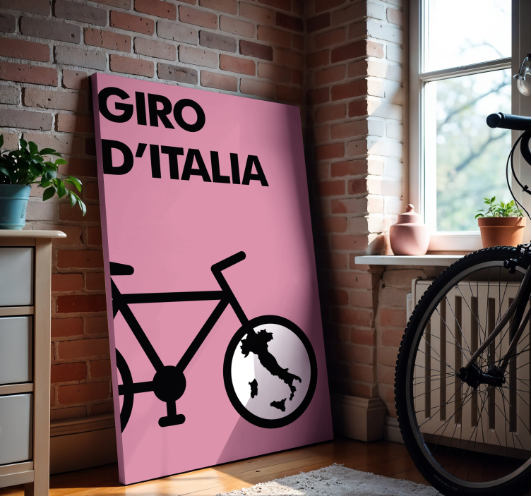 Slika na platnu sport ikona giro d'italia - TenStickers