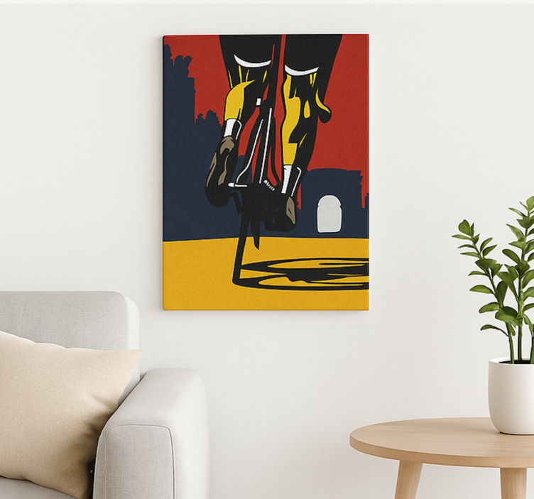 Slika na platnu sport začepi noge - TenStickers