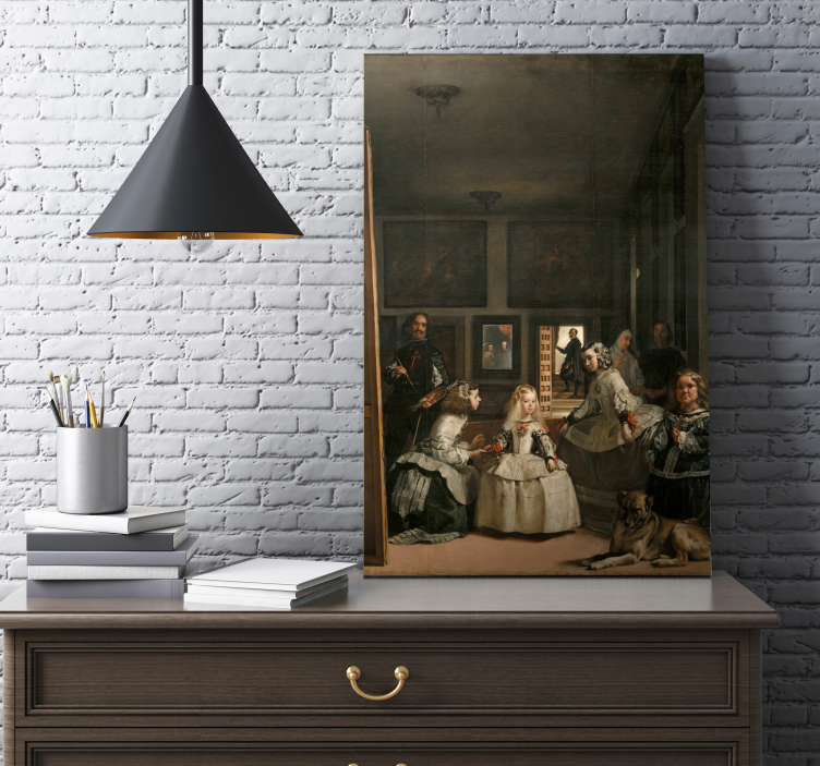 Slika na platnu umjetnost "Las Meninas""Las Meninas" je slikovni  - TenStickers