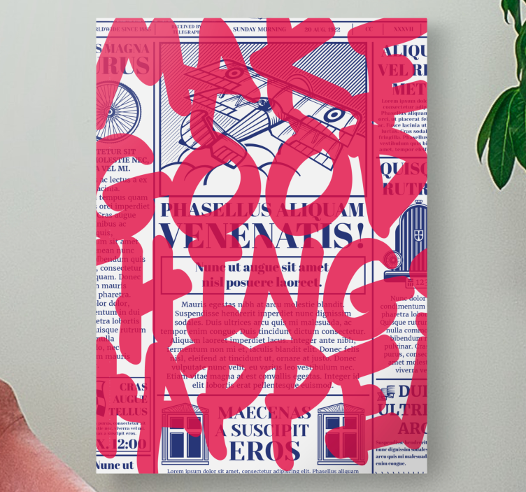 Slika na platnu citati za stvaranje dobrih stvari - TenStickers