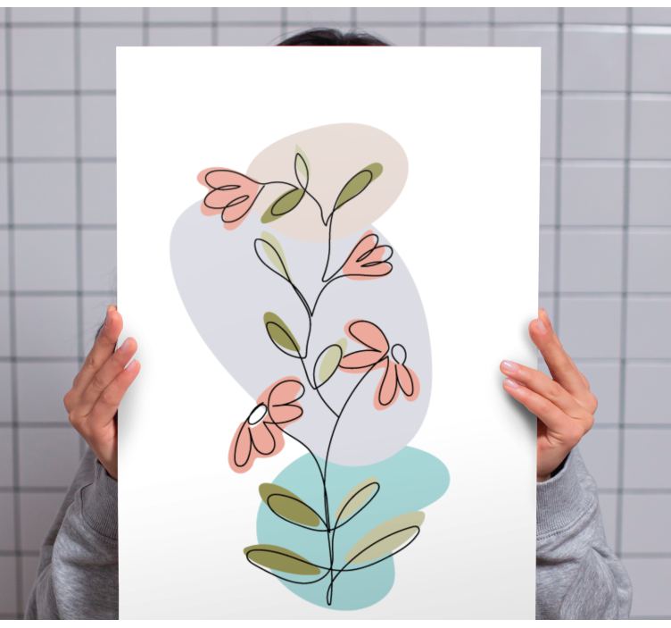 Slika na platnu cvijeće i biljke botanička kompozicija - TenStickers