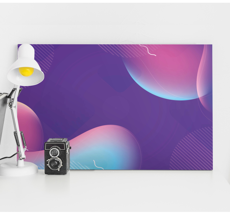 Slika na platnu moderna apstraktni fluidni oblici - TenStickers