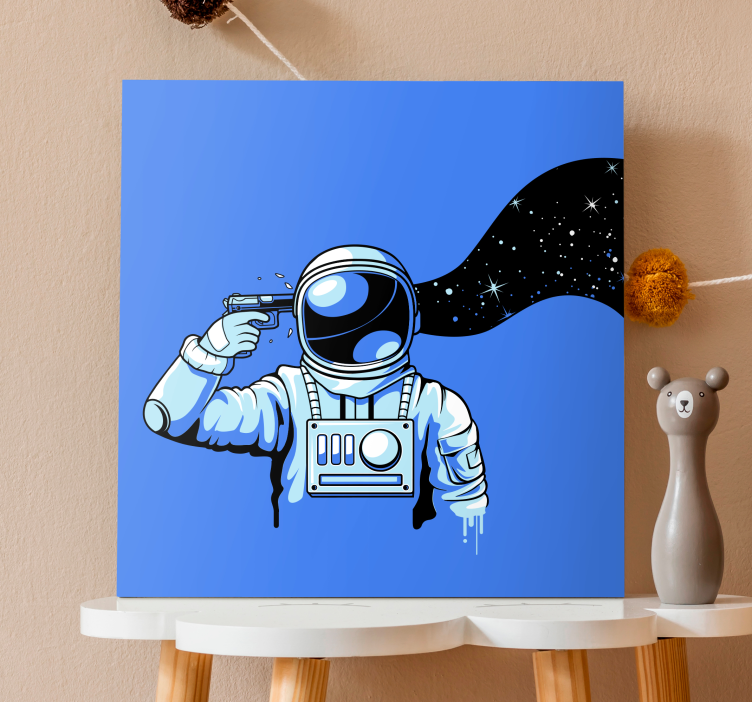 Print na platnu snimanje astronauta - TenStickers