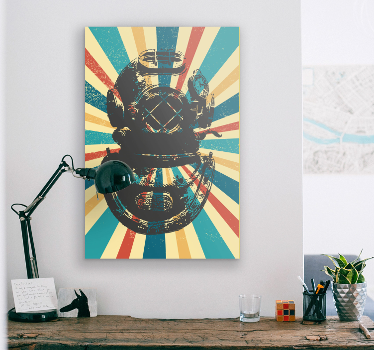 Vintage platno za ronioce - TenStickers