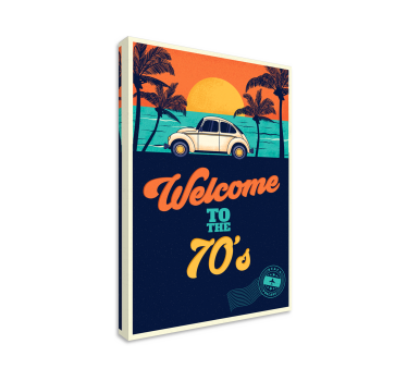 Dobrodošli u vertikalne vintage printove iz 70-ih - TenStickers